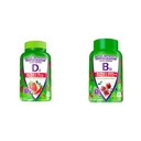 Vitafusion Extra Strength Vitamin D3 Gummy & Extra Strength Vitamin B12 Gummy Vitamins for Energy Metabolism Support