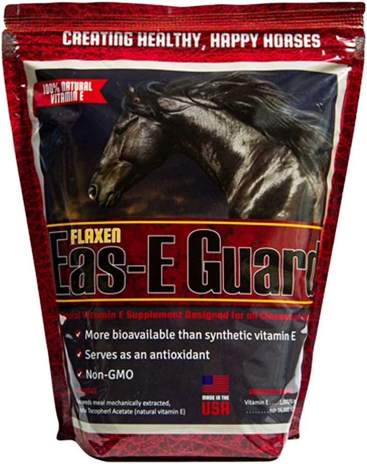 Flaxen EAS-E Guard 4 lb, naturligt vitamin E Equine Supplement, med viktig antioxidant