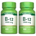 Nature's Truth B-12 1000 mcg, 100 Count (Value Pack of 2)