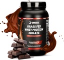 DMoose Gras Fed Whey Білок Порошок - для росту м'язів і відновлення, природно солодкий & Flavored, Багатий в амінокислотах, Швидка поглинання Продуктивність формула (2 Lbs, Шоколад)