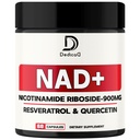 DEDICAD NAD Supplement with Nicotinamide Riboside, Trans-Resveratrol, Quercetin - Cellular Energy & Repair, Vitality, Healthy Aging - 60 Count
