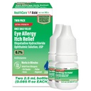 HealthCareAisle Eye Allergy Itch Relief - Olopatadine Hydrochloride Ophthalmic Solution USP, 0.7% - 2.5mL (Twin Pack) Eye Allergy Drops
