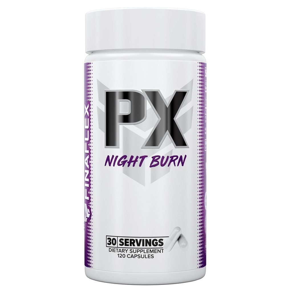 FINAFLEX PX NIGHT BURN - 120 Capsules - Ultimate Non-Stim Weight Loss - Supports Healthy Body Composition & Lean Muscle Mass - 30 Servings