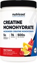 Nutricost Creatiini Monohydraattijauhe (Fruit Punch, 500 Gram)