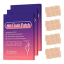Menopause Relief Patches Therapy Patches Natural Hot Flash Patch for Sleeping Aid & Restful Nights-Relieves Hot Flashes, Dryness, Excessive Sweating-Menopause Support-Estrogen Free(24 Count)