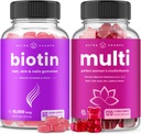 NutraChamps Biotin Gummies dan Women Multivitamin Gummies
