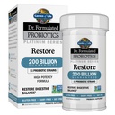 Garden of Life Dr. Formulated Probiotics Platinum Series Restore 200 Billion CFU Guaranteed, High Potency Probiotic Formula, Vegan, Non-GMO, Gluten Dairy Free Digestive Immune Support, 28 Capsules