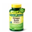 Ginger Root, 550 mg, Dietary Supplement, Ginger Root Capsules,100 Count