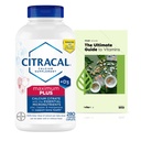 Citra-Cl Maximum Plus, Calcium Citrate + Vitamin D3 Supplement Tablets, 280 ct. Supports Bone Health & Strength - 4+ Month Supply + Exclusive Vitamin Guide