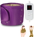 Electric Slimming Back Massager Sauna Belt 10 Vibration Massage Modes 360 ° Whole Circle Heating Machine for Waist and Abdominal Belly 7 heat levels,Lower Back Massager for Pain Relief Deep Tissue