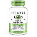 Viteyes Tear Support Eye Soothing Blend, Occasional Dry Eye Supplement, No Eye Drops, Redness Relief, Eye Vitamin, Allergy Support for Itchy Eyes, Omega-3 Fish Oil, 90 Softgels