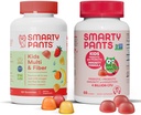 SmartyPants Kids Multivitamin Fiber Supplement Gummies och Probiotic Immunity Bundle: Omega 3 Fish Oil (EPA / DHA), Vitamin D3, C, Vitamin B12, B6, Digestive & Immune Support Supplement (30 Day Supply)