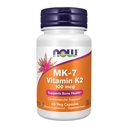 NOW Foods MK-7 Vitamin K-2 100 mcg Veg Capsules, 60 Count (3 Pack)