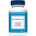 The Vitamin Shoppe Vitamin B-Complex - Energy Metabolism & Nervous System Support, Complete B Vitamins (100 Softgels)