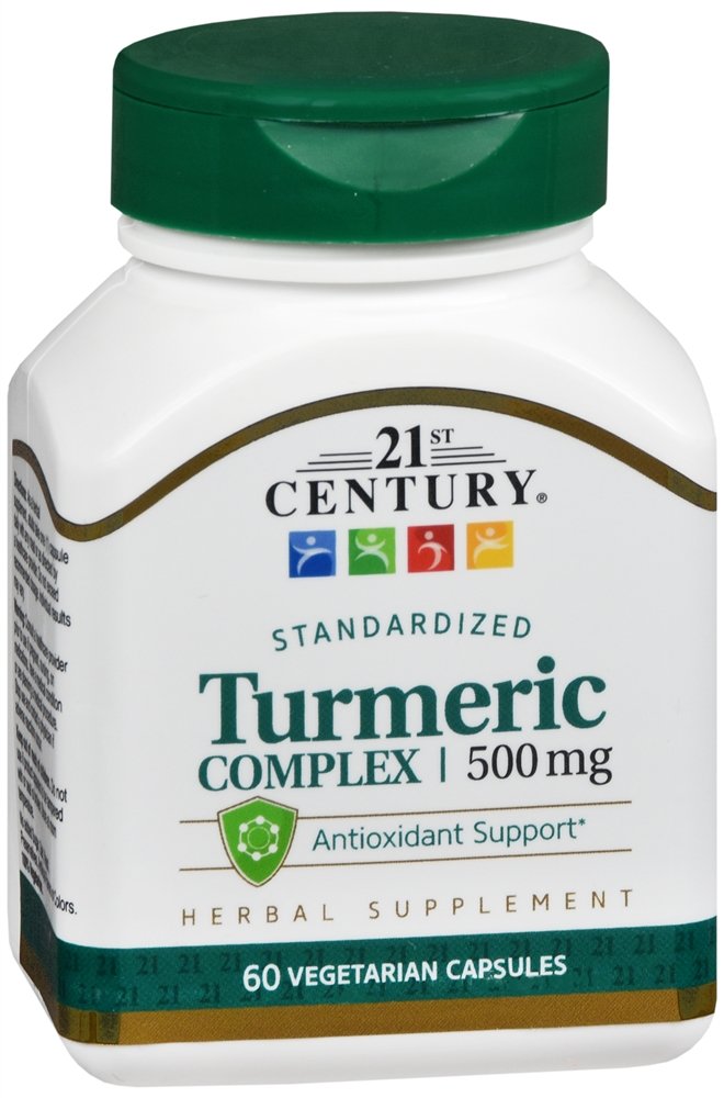 21st Century Turmeric Complex Vegetarian Capsules, 60 Count