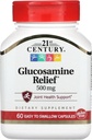 21st Century Glucosamine Relief 500mg - 60 Capsules, Pack of 2