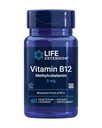 Life Extension Vitamin B12 Methylcobalamin, Nerve Health Supplement, Cognitive Support, Energy Vitamin, methylcobalamin B12, 5 mg, Quick-Dissolving, Gluten-Free, Non-GMO, Vegetarian, 60 lozenges