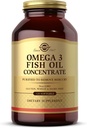 Solgar Omega-3 Fish Oil Concentrate - 120 Softgels - Support for Joint & Metabolic Health - Gluteeniton, ei-GMO, Dairy Free - 60 tarjoilua