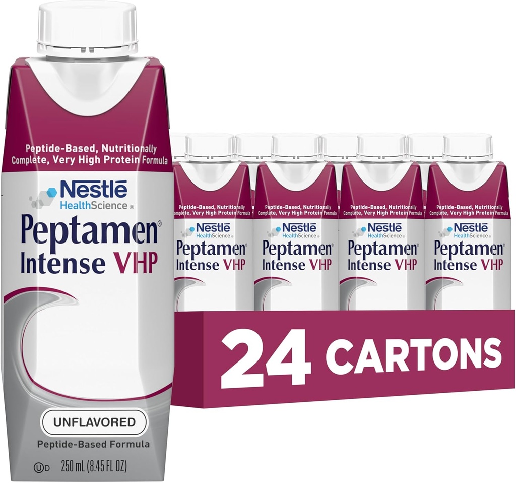 Nestle Peptamen Intense VHP 管道供餐公式 250 mL卡通 24 Ct