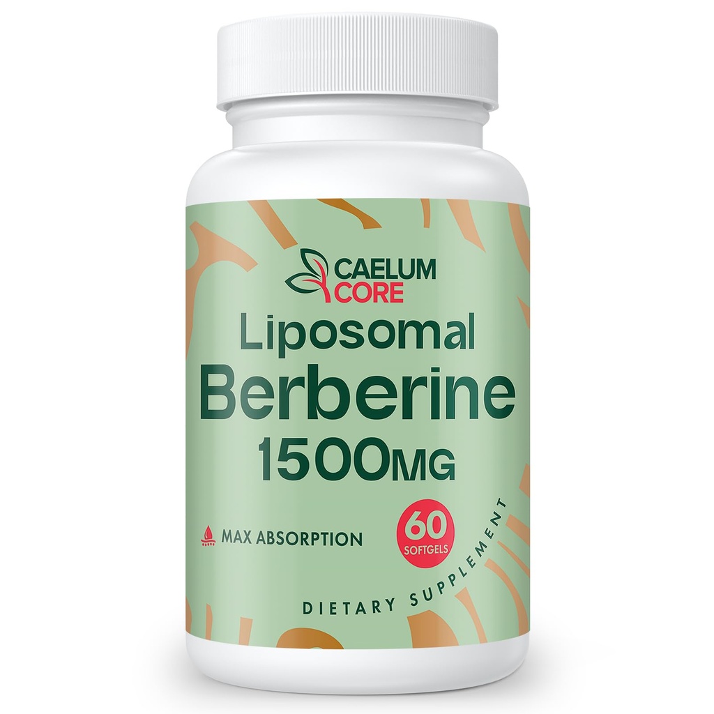 Liposomal Berberine HCL - Berberine 1500mg Activates AMPK, High Bioavailability Berberines Supplement for Women and Men, Supports Body Balance