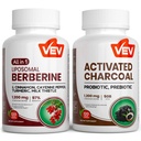 VEV Metabolism & Gut Detox Bundle – Berberine + Activated Charcoal Cleanse Support