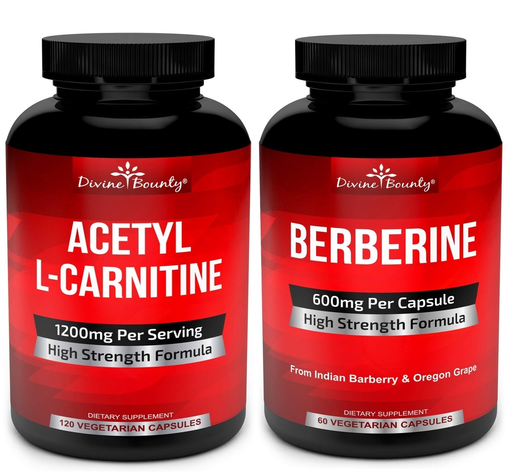 Divine Bounty Acetyl L-Carnitine & Berberine Complex Bundle