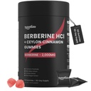 Berberine HCl Gummies Supplement 2000mg, High Potency Berberine with Ceylon Cinnamon, Chromium and Bitter Melon for Women & Men, Metabolism Support, AMPK, Sugar Free, Vegan, 120 Count, 60 Day Supply