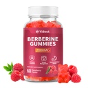 Berberine Gummies 2000mg-Natural High Potency Berberine HCL Supplement - Immune System & Metabolism Support - Vegan, Non-GMO - Delicious Raspberry Flavor (60 Count（Pack of 1）)
