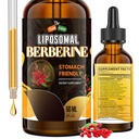 Berberine Supplement Liquid Drops - High Bioavailability Liposomal Berberine Supplements, Berberine HCL Complex with Ceylon Cinnamon Plus Turmeric, Suitable for Women,Men-60ml