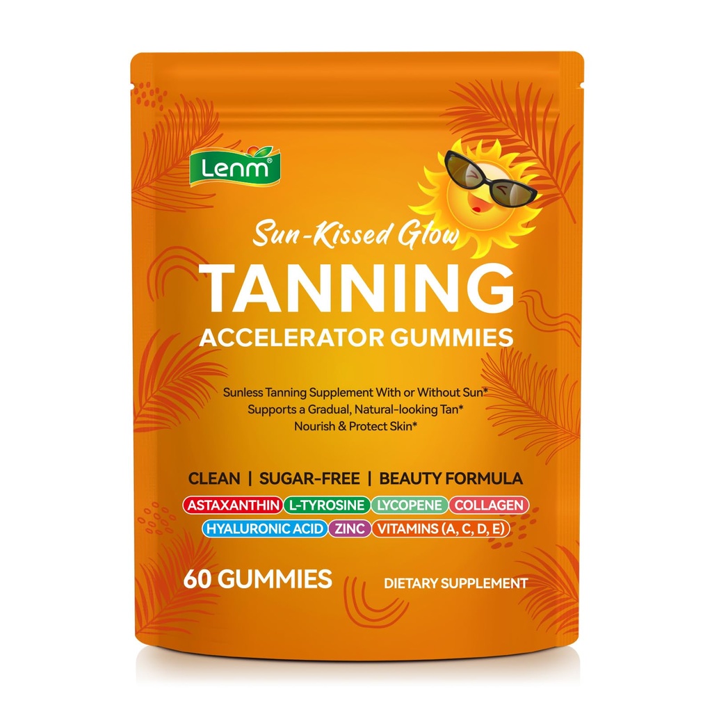 Tanning Gummies with Astaxanthin for Women and Men
