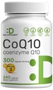 DEAL SUPPLEMENT CoQ10 300mg with Omega 3 100mg, 240 Capsules | Bioavailable Coenzyme Q10 Formula | Supports Heart, Energy & Brain Health | Antioxidant Support | Non-GMO
