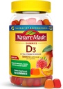 Natura fatta vitamina D3 5000 IU per servire Gummies Extra Forza, Bone e Immune Assistenza sanitaria, 150 vitamine D Gummies per adulti, 75 giorni di alimentazione