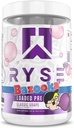 RYSE lastet pre trening pulver - Bazooka Grape - daglig pre-arbeid for menn og kvinner med 390mg koffein, Beta Alanine og citrullin for pumpe, fokus og energi - 30 serveringer