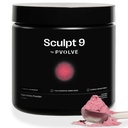 PVOLVE Sculpt 9 EAA & BCAA Powder for Women | Very Berry Flavor | Essential Amino Acids Supplement for Lean Muscle, Recovery & Strength | Non-GMO