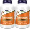 NOW Foods Supplements,Glucomannan (Amorphophallus konjac) Pure Powder,Supports Regularity*,Healthy Weight Management*,8 Ounce,(Pack of 2)