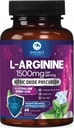 L-Arginine Complex - Extra Strength Nitric Oxide Booster Supplement - Premium Energy Blend for Natural Heart Health & Muscle Support - Non-GMO, Made for Men & Women, Bottled USA - 60 Capsules