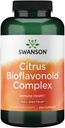 Swanson Full Spectrum Citrus Bioflavonoid Complex - palīdz C vitamīna absorbcija un veicina Imūnās veselības - standartizēts līdz 50% Bitter Orange Bioflavonoids - (250 kapsulas) 1 iepakojums