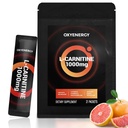 OxyEnergy Liquid L-Carnitine Supplement 1000mg - Gentle for Daily Use, Zero Calorie, Sugar-Free, Stim-Free Fat Burning & Endurance Booster, 21 On-the-Go Individual Liquid Sticks