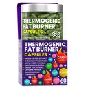Thermogenic Fat Burner Capsules - Weight Loss Pills for Women & Men, Appetite Suppressant, Metabolism Booster - Green Tea, Coffee Extract, Garcinia Cambogia - Diet Pills for Weight Loss - 60 Capsules