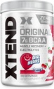 Xtend opprinnelig BCAA pulver Airheads Candy Flavor, 7g BCAA og 2,5g L-Glutamine, sukker gratis post trening muskel gjenoppretting drikke med Aminosyrer for menn og kvinner, 30 serveringer