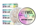LyvWel 125mg Caffeine Energy Pouches – Clean Energy with Guarana for Focus & Stamina – 5-Pack (75 Total Pouches) (5 Pack, Cotton Candy)