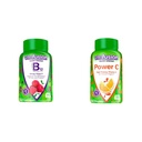 Vitafusion Vitamin B12 Gummy Vitamins 140 Count & Power C Vitamin C Gummies 150 Count