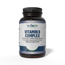 Wellotrix Advanced B-Complex – Full Spectrum of 8 Essential B Vitamins (B1, B2, B3, B5, B6, B7, B9, B12) in Active Coenzyme Forms – Supports Energy Metabolism & Cellular Health – 120 Capsules