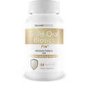 Gold Oral Biotics Pro - Our Best Oral Health Probiotics and Prebiotics - Advanced Oral Probiotics for Mouth Bad Breath - 11 Strain 40 Billion CFU Probiotic Capsules - Tooth and Gum Dental Probiotic