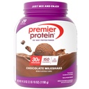 Premier Protein Powder, Chocolate Milkshake, 30g Protein, 1g Sugar, No Soy, Gluten Free, 41.9oz (29 Servings)