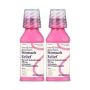 Foster & Thrive Stomach Relief Liquid for Nausea, Heartburn, Indigestion, Upset Stomach, Diarrhea - Fast Relief for 5 Symptoms, Antidiarrheal, Bismuth Subsalicylate 525 mg, Original, 8 oz (Pack of 2)