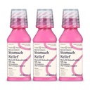 Foster & Thrive Stomach Relief Liquid for Nausea, Heartburn, Indigestion, Upset Stomach, Diarrhea - Fast Relief for 5 Symptoms, Antidiarrheal, Bismuth Subsalicylate 525 mg, Original, 8 oz (Pack of 3)