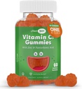 Maxi-Gesundheit Vitamin C Gummis mit Zink - Maxi-Gesundheit Vitamin C mit Zink für Kinder und Erwachsene - Atemunterstützung und Immun-Booster - keine Konservierungsstoffe und künstliche Aromen - 60 Frucht geformte Gummis