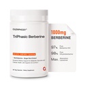 1000mg Berberine, 9X Absorption Liposomal Berberine, Ultra Pure Dihydroberberine & Berberine HCl, Digestive-Friendly Berberine Supplement for Metabolic Support, Gut Balance,60 Veg Capsules