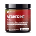 Liposomal Berberine 1790 mg with Cinnamon, Gymnema, CoQ10, ALA & Ashwagandha – Supports Metabolic Harmony & Cardiovascular Wellness – 180 Capsules